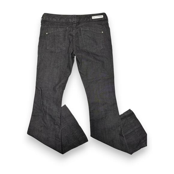Y2K Express Stella Flare Dark Charcoal  Low Rise Jeans Size 6 - Picture 2 of 16